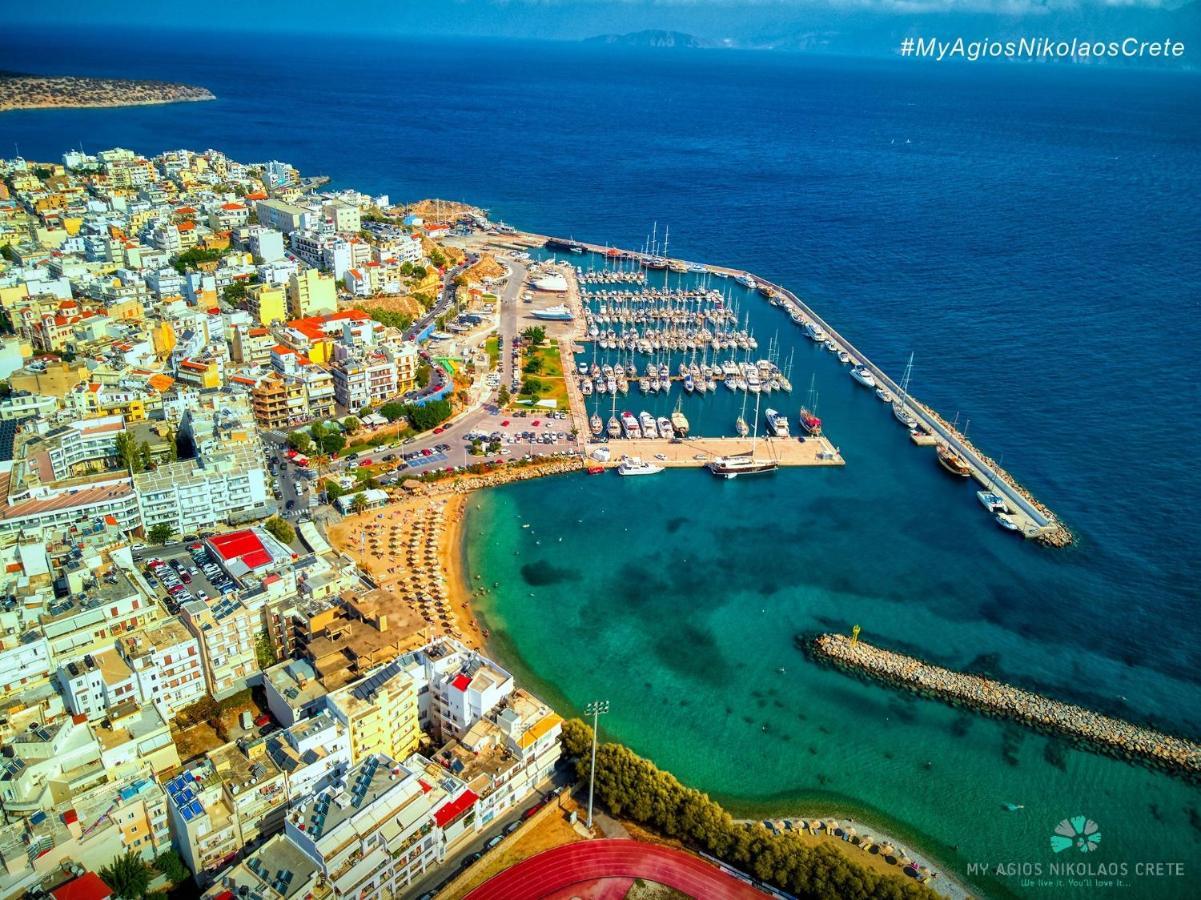 Luxury Apartment Marine View Agios Nikolaos  Bagian luar foto